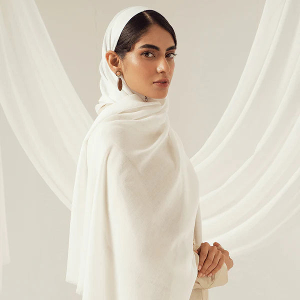 Eco-Luxe Scarves & Hijabs - White
