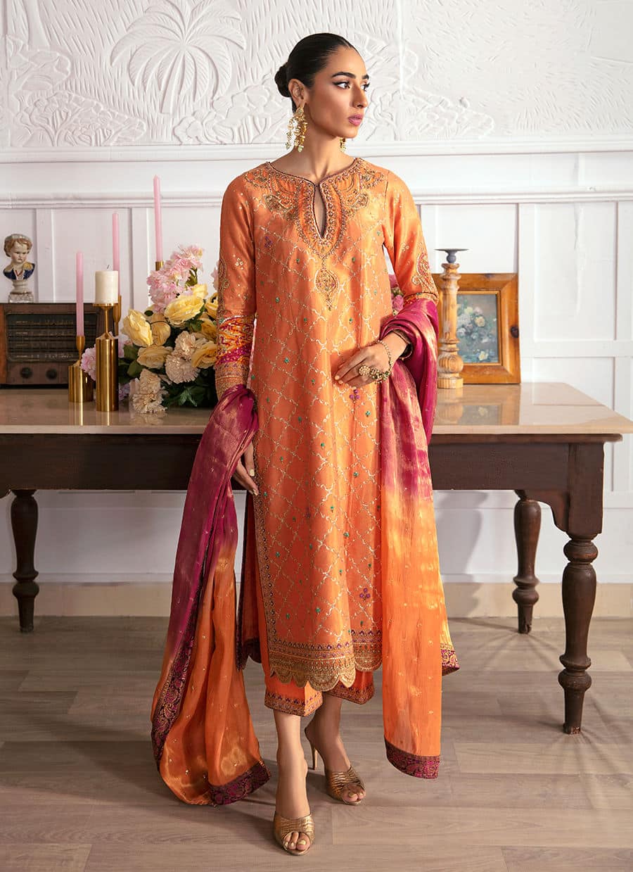 Farah Talib Aziz | Mayna Festive Luxe | ALEEN APRICOT