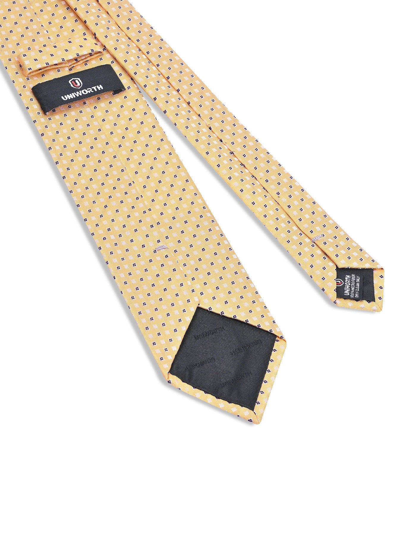 Yellow Geometric Tie