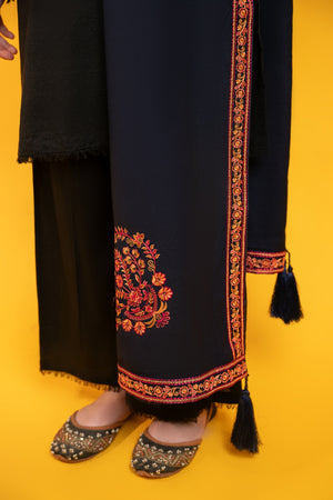 SHK-712 MOTIVE Navy Shawl