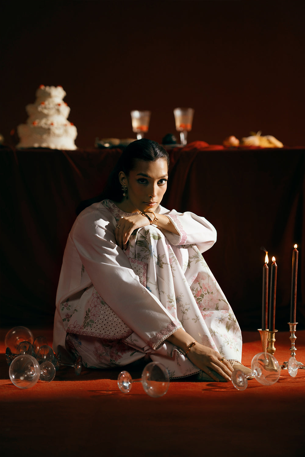 Saira Rizwan | Joolie Co ords |JOOLIE WHITE - JBP25-07