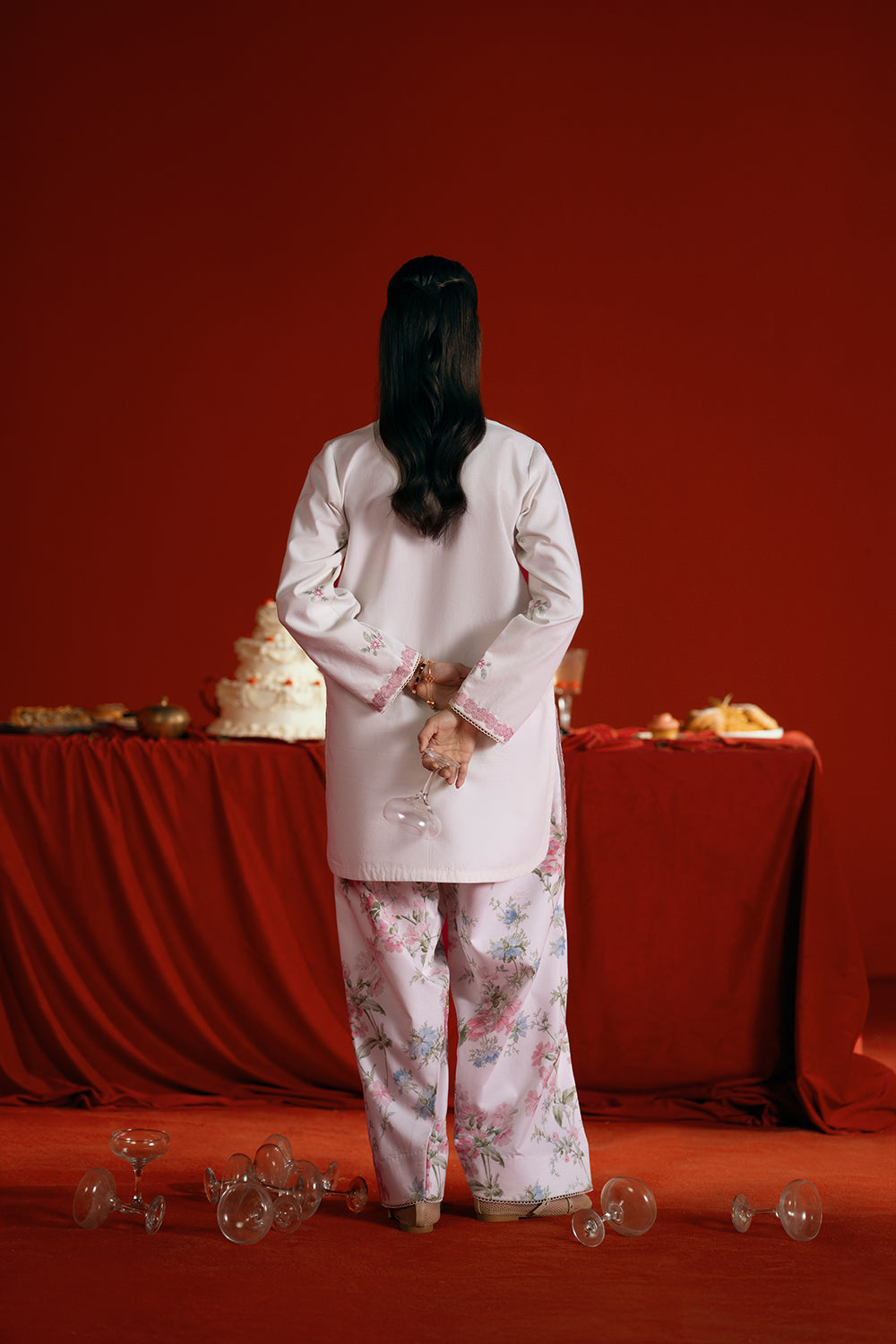 Saira Rizwan | Joolie Co ords |JOOLIE WHITE - JBP25-07