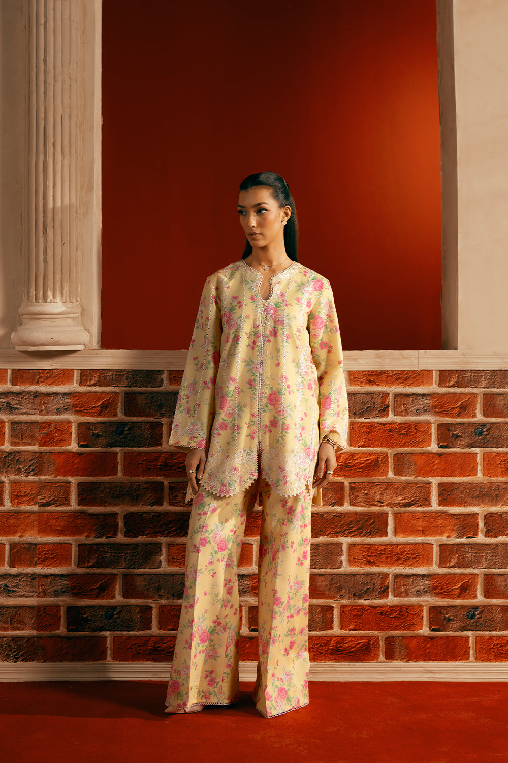 Saira Rizwan | Joolie Co ords | YELLOW-JBP25-01