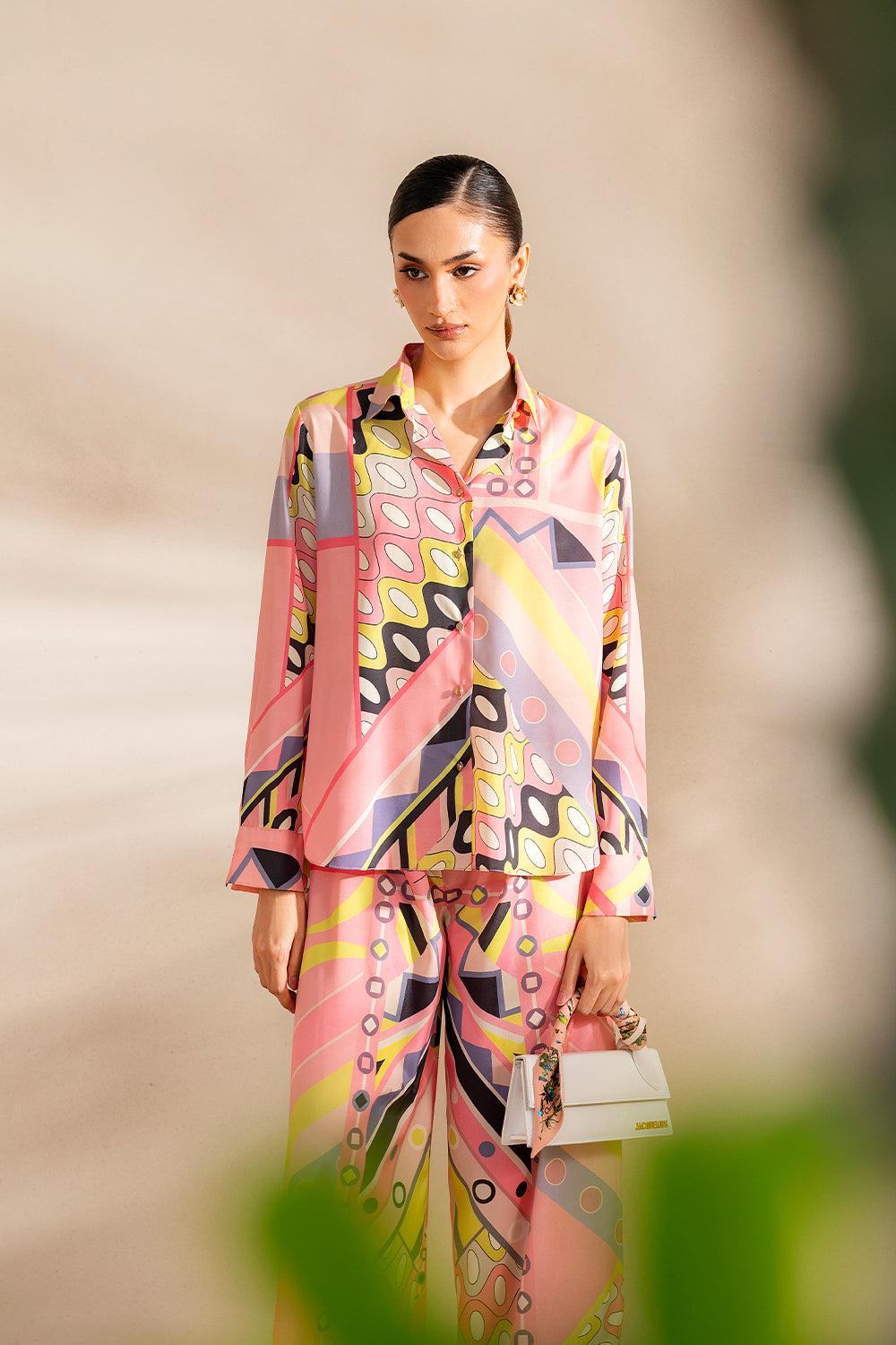 Saira Rizwan | Silk Coords 25 | PEACHY TIDE - SRSP-25-09