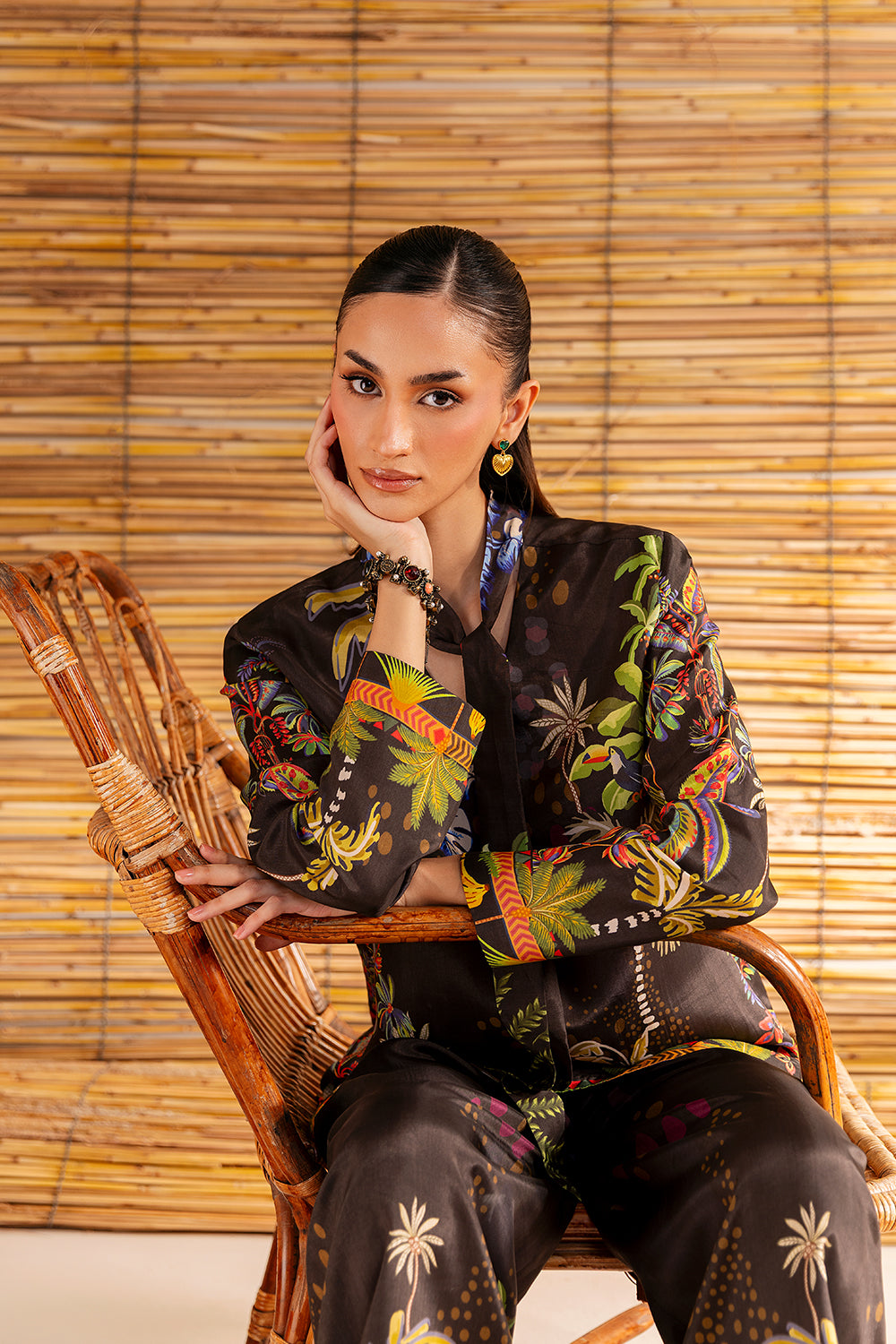 Saira Rizwan | Silk Coords 25 | COCONUT CRUSH - SRSP-25-02