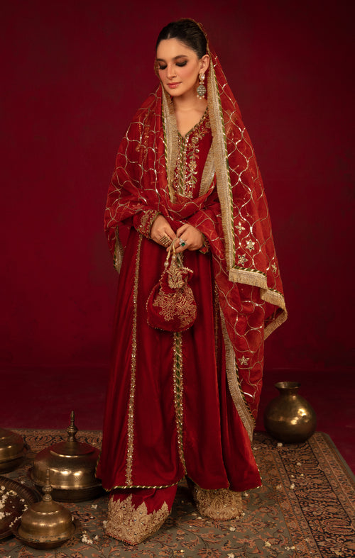 Maya | Raazi Velvet 24 | IMROZ - by - Libasekhas UK - Registered Vendor of : Maya - 100% Original Designer Dresss