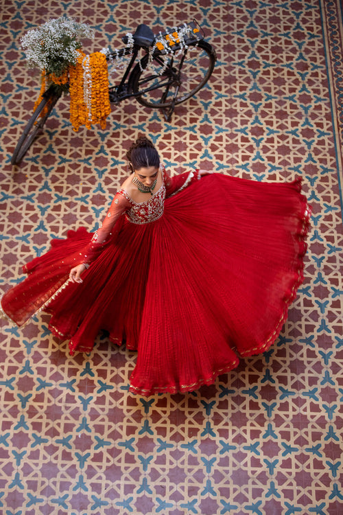Maya | Eid Collection Naulakhi Kohtai | SOZ - by - Libasekhas UK - Registered Vendor of : Maya - 100% Original Designer Dresss