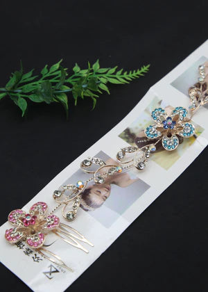Zaywer| Modern Multi Colour Hair Pin - Zaywer