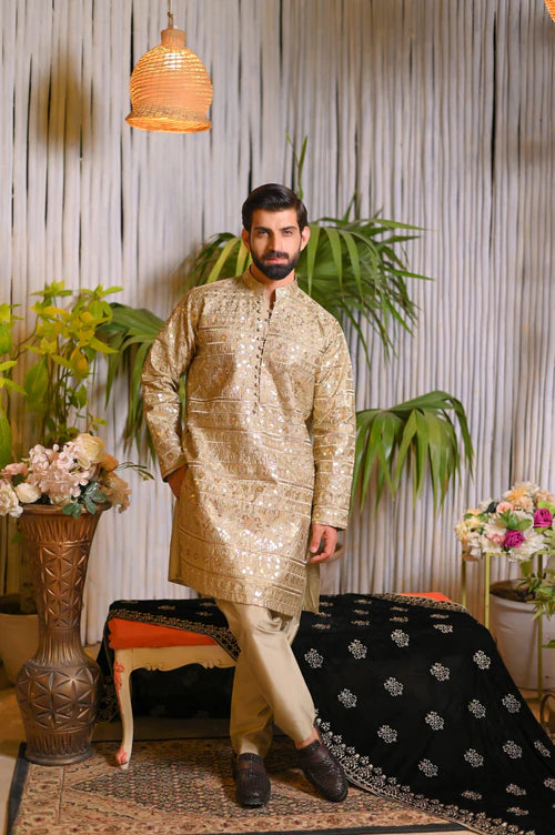 Number Three Clothing Mehr-e-Zar Kurta Trouser