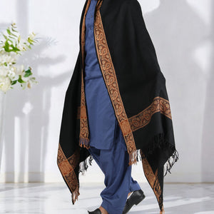 Kamaal Khan Irani Style - Baghdadi Shawl - Black