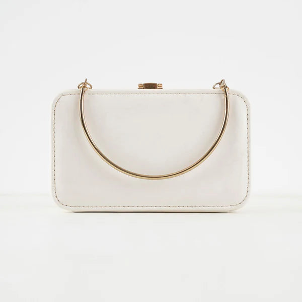 Lilly clutch- White - Zipit.Pk