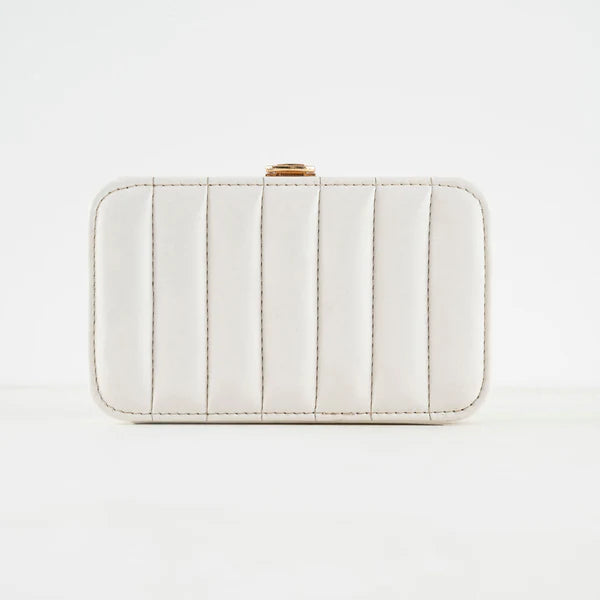 Lilly clutch- White - Zipit.Pk