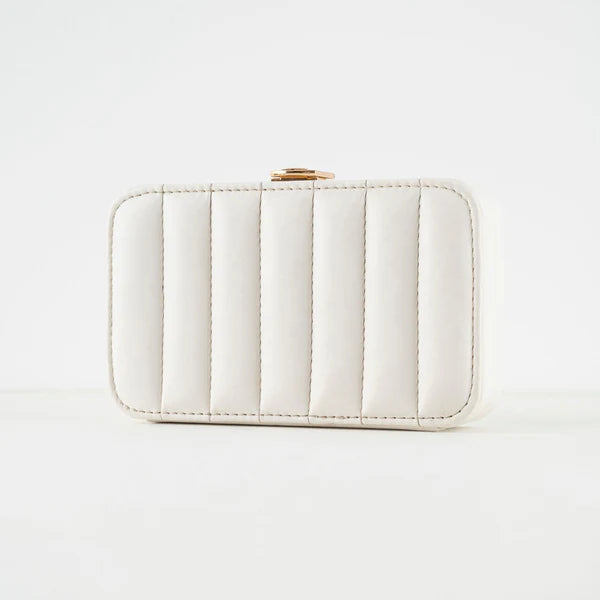 Lilly clutch- White - Zipit.Pk