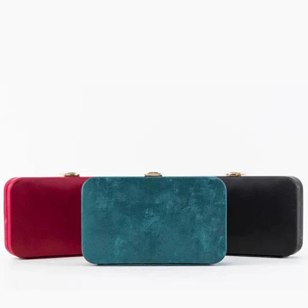 Coffer Clutch - Blue - Zipit.Pk