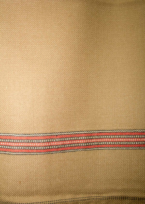 Kamaal Khan Peshawari Dhussa Shawl (Medium) - Golden Brown