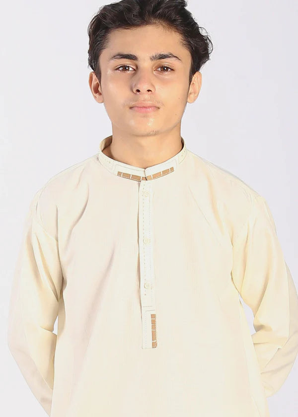 Boys Kurta Trouser- Off-White MKT-001 - Trendsay