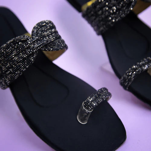 Fancy Kolapuri Black MAR-Kp-06 - Marenza