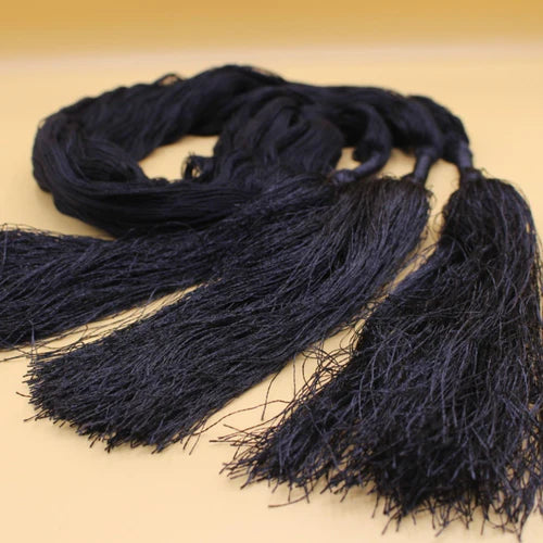 Simple Black Tassels Paranda - Elayna