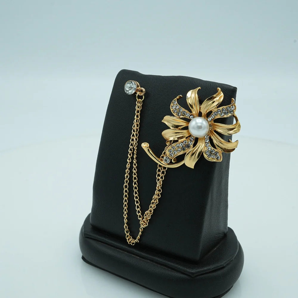 Zaywer| Gold Flower Brooch - Zaywer