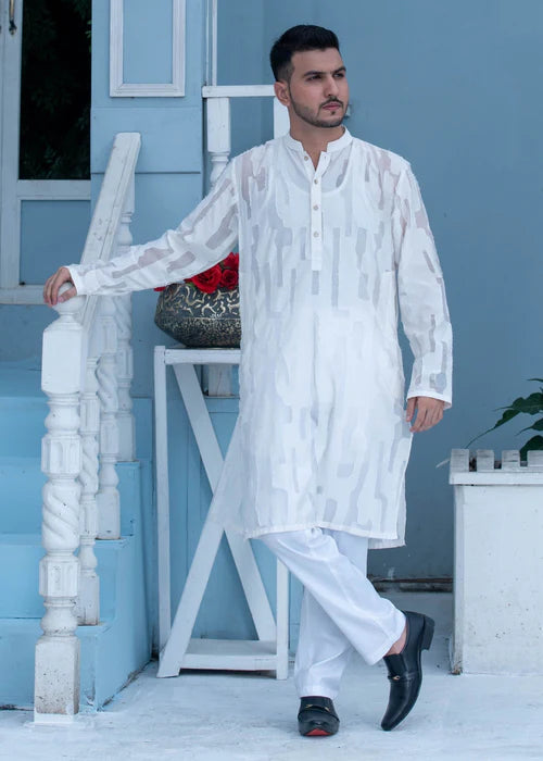 Taupash kurta white