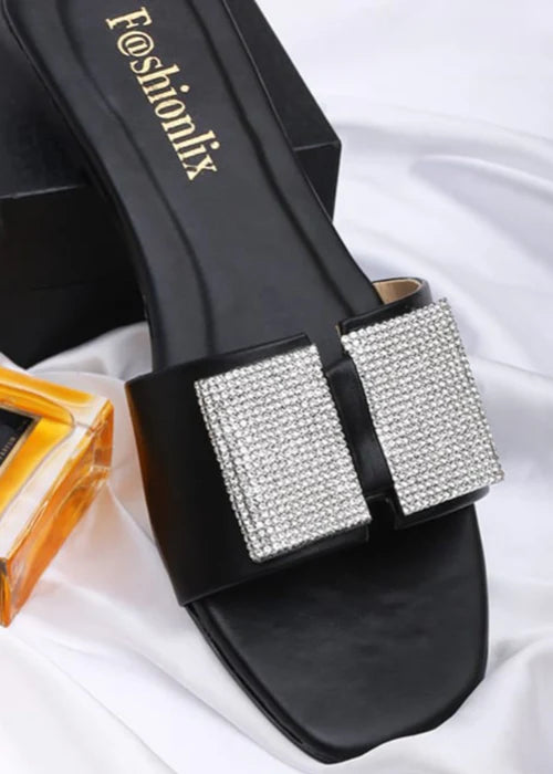 Head Tew Slippers Black - Fashionlix