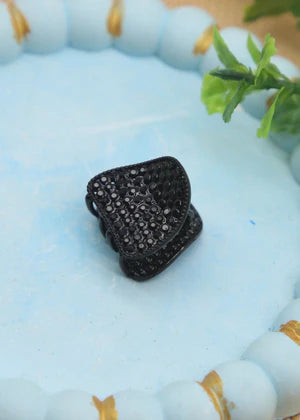 Zaywer| Black Stone Hair Clip - Zaywer
