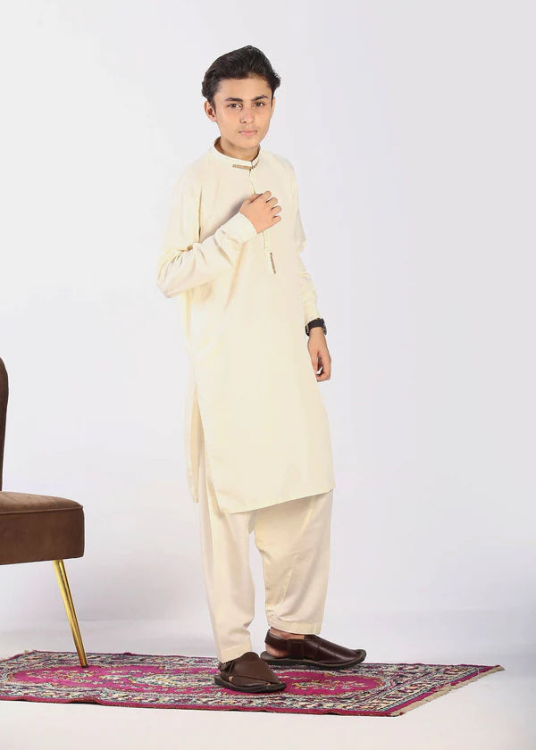 Boys Kurta Trouser- Off-White MKT-001 - Trendsay