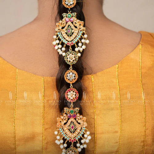 Nauratan Handmade Braid Piece Paranda - Jadenos Jewellery