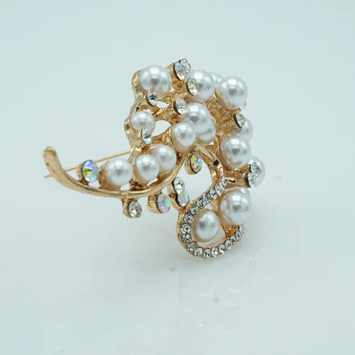 Zaywer| Brooch Cloud Style White - Zaywer