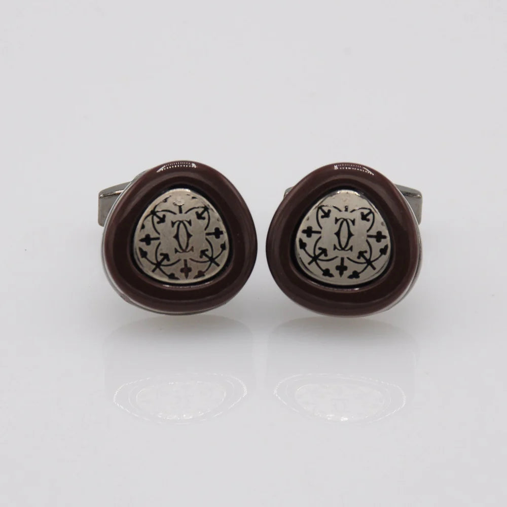 ZJH | black men cufflinks - Zeenat Jewelry House