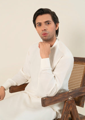 Yes the instyle offwhite shalwar suit ysss1