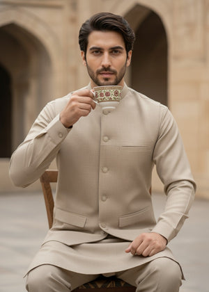 The Great Masters (TGM) (3 Piece) - Sahara Beige Prestige Suit