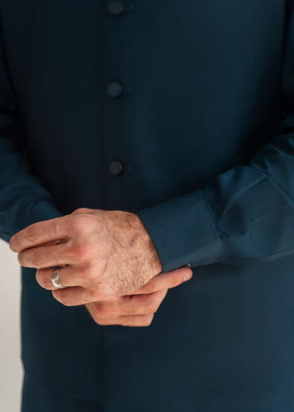 Teal Waistcoat Men YSW20 - Yes the instyle