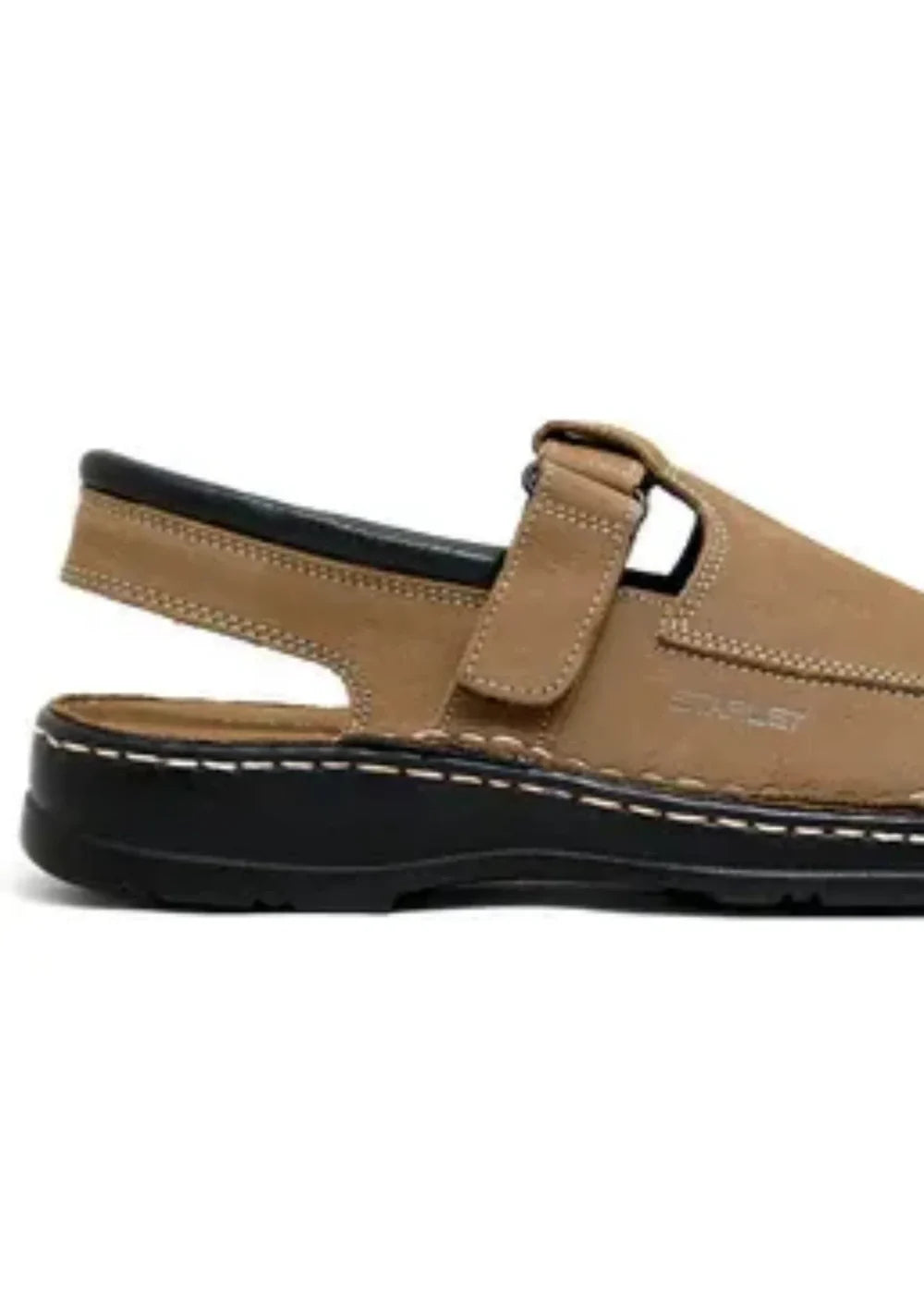 LEATHER SANDAL - 4001 FAWN - Starlet Shoes