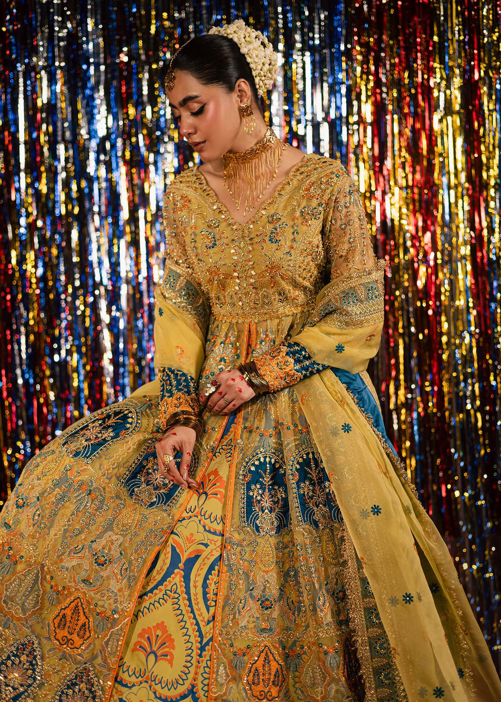 Maria Osama Khan | Jhil Mil Wedding Festive | Sunehri - Maria Osama