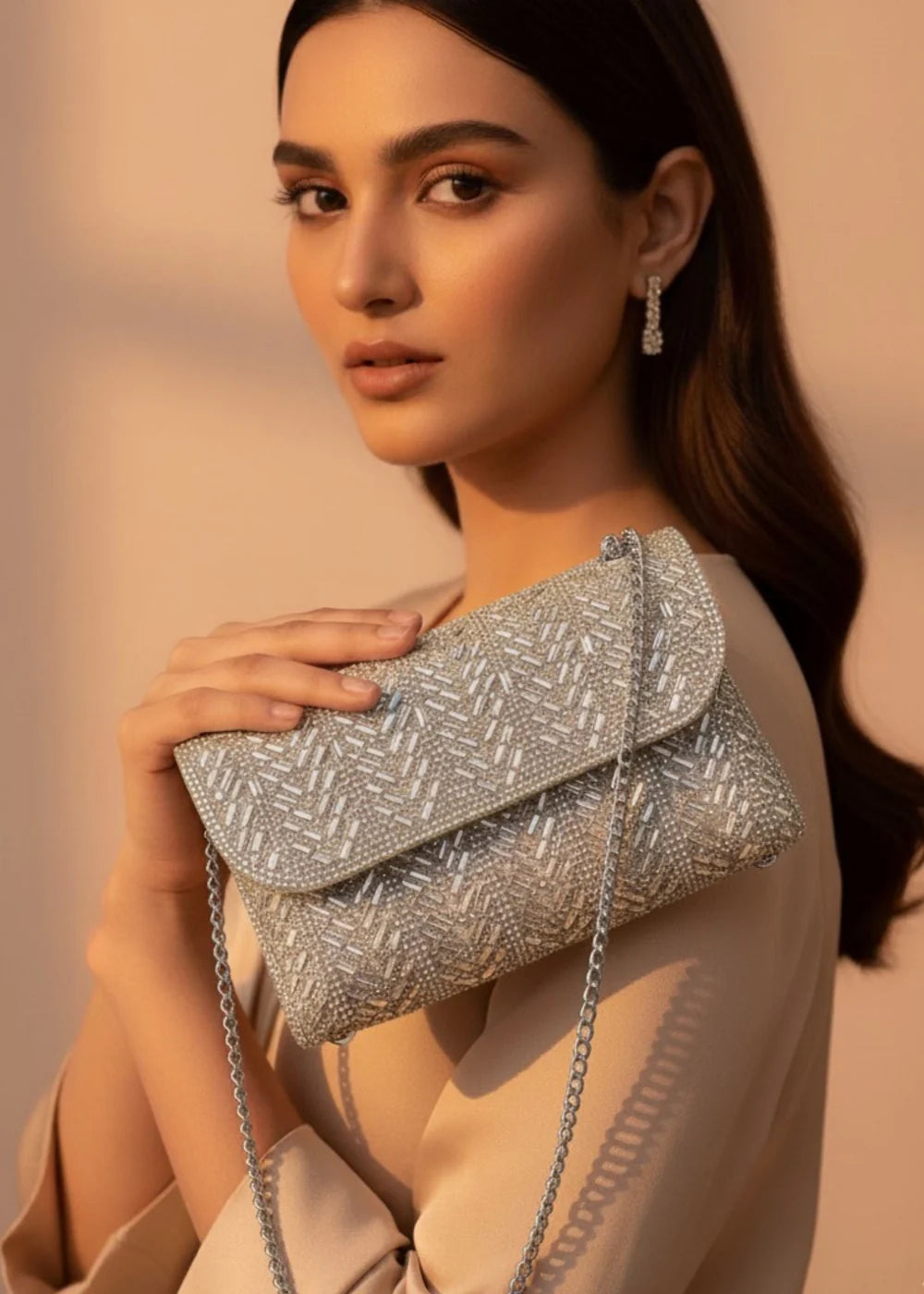 Starlight Sparkle Clutch - Yasmine Luxe