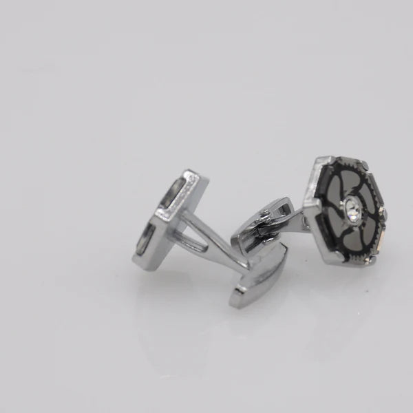 ZJH | black cufflinks for mens - Zeenat Jewelry House