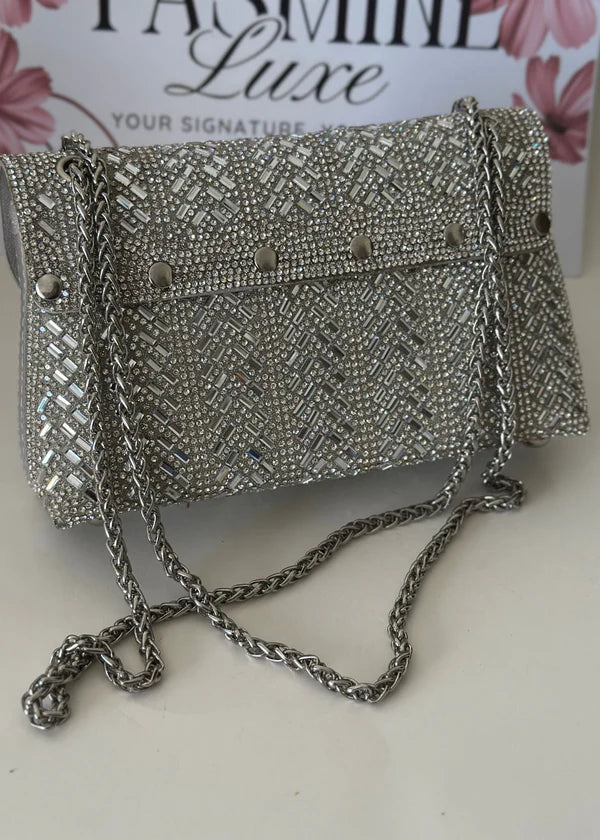 Starlight Sparkle Clutch - Yasmine Luxe