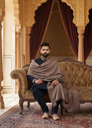 Hijab Gallery By Arbish Arts SHAWL-SHEHANSHA BRONZE