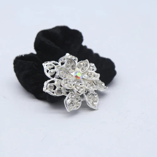 Mr. RJ | silver stones scrunchie - Mr Jewellery Collection
