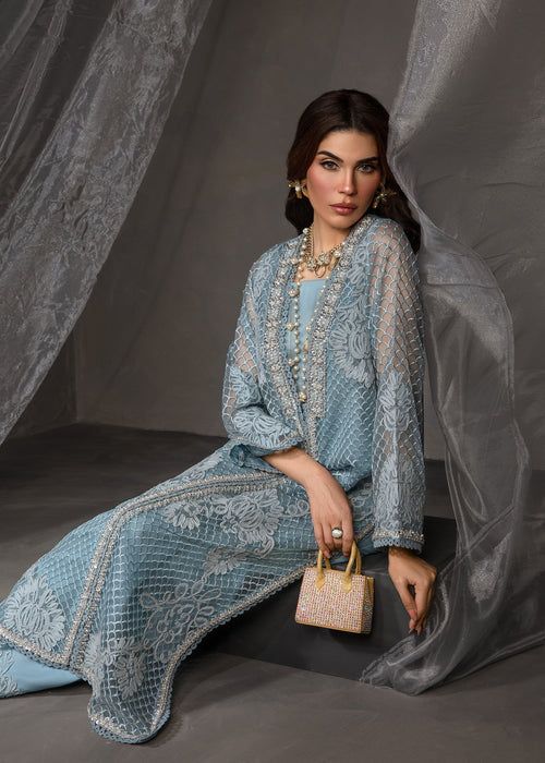Saira Shakira | Zarae Luxury Pret | Cyan