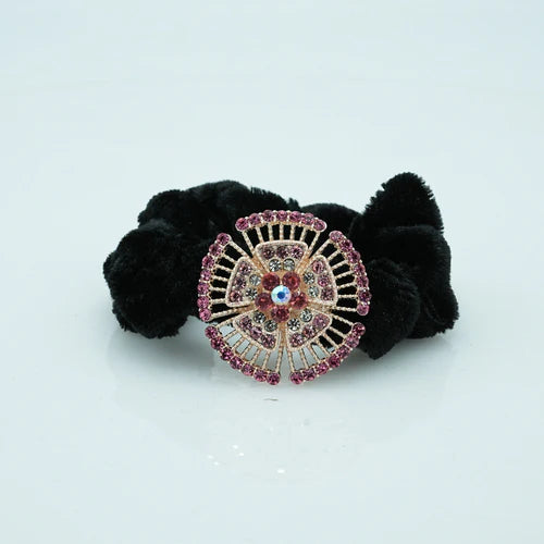 Zaywer | Velvet Dust Black Scrunchie - Zaywer
