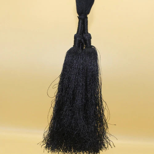 Simple Black Tassels Paranda - Elayna