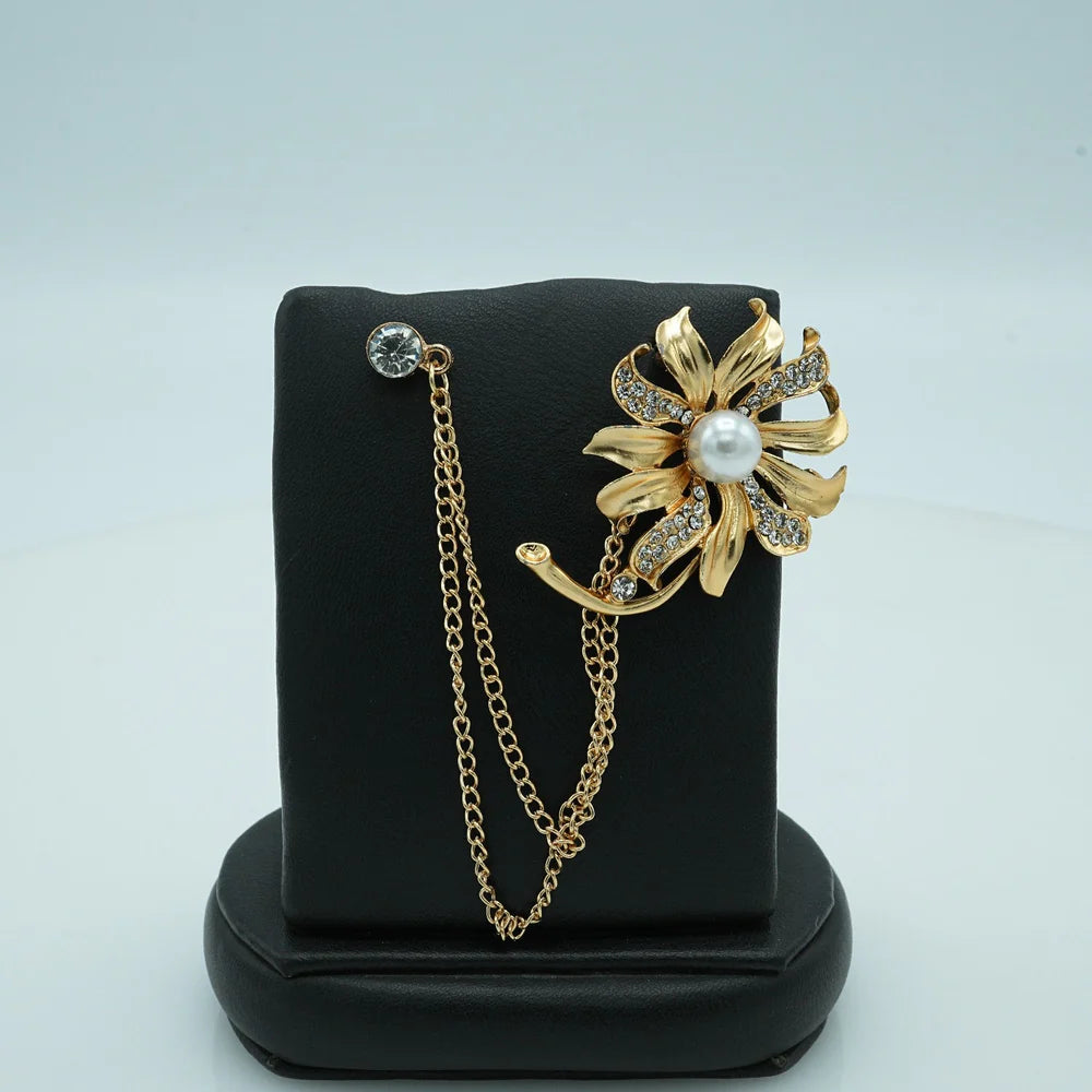 Zaywer| Gold Flower Brooch - Zaywer