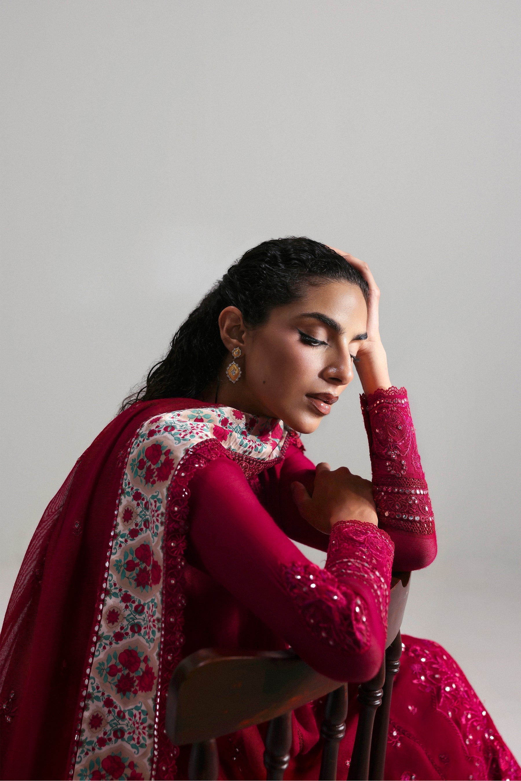 Afrozeh | Slate Ready to Wear | Roselith