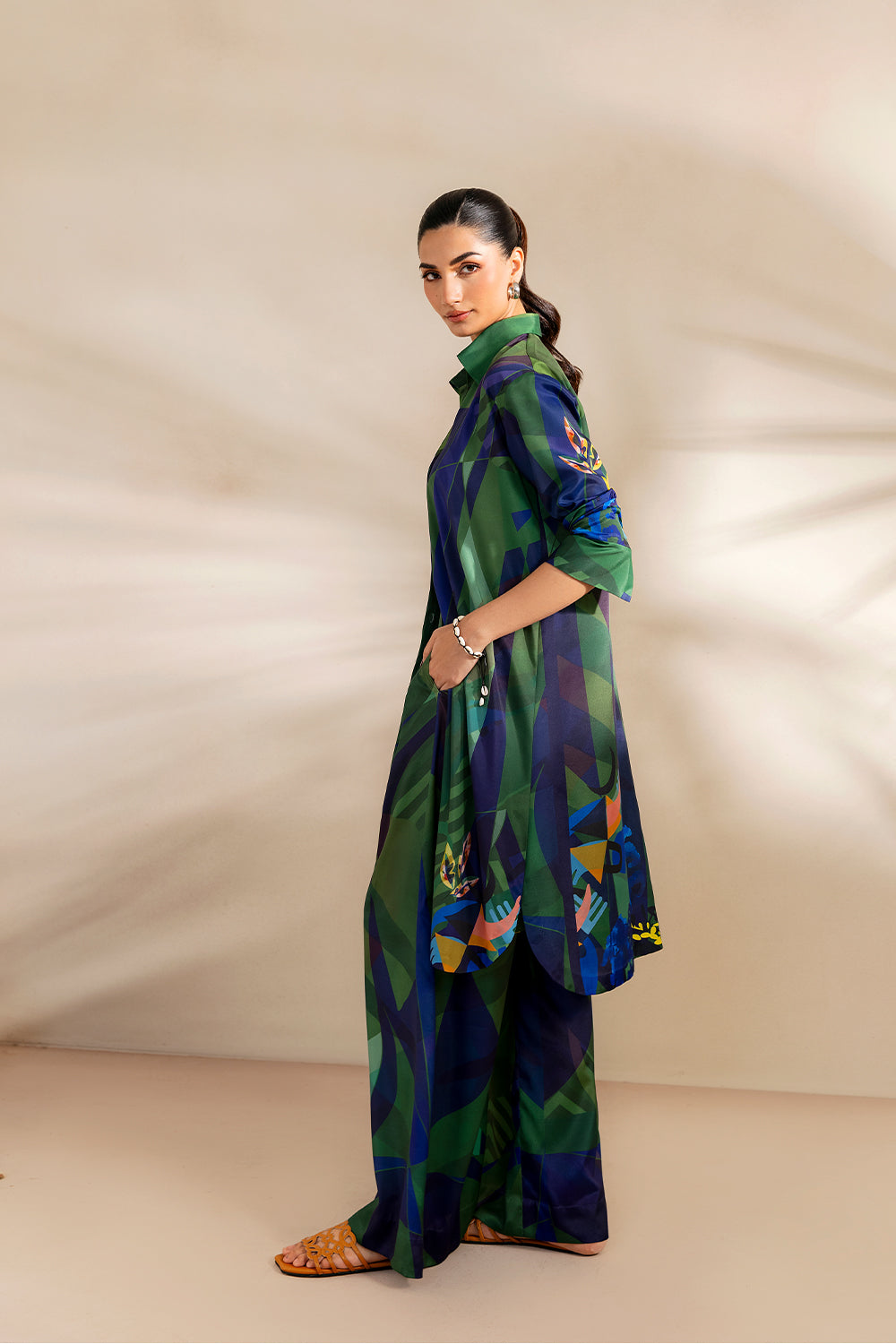 Saira Rizwan | Silk Coords 25 | SHORELINE SERENADE - SRSP-25-08