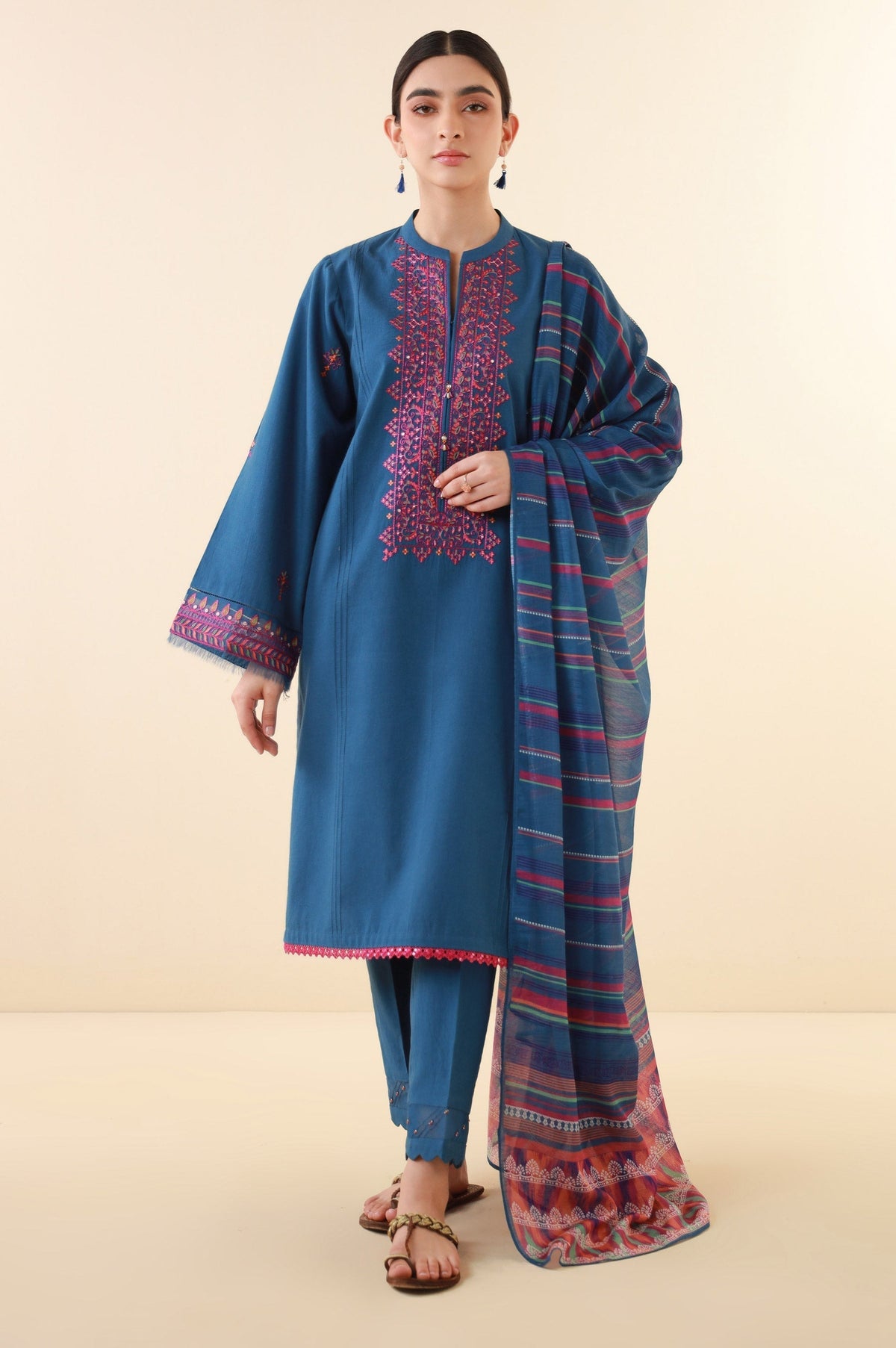 Zeen | Summer Collection 24 | 34201 - by - Libasekhas UK - Registered Vendor of : Zeen - 100% Original Designer Dresss