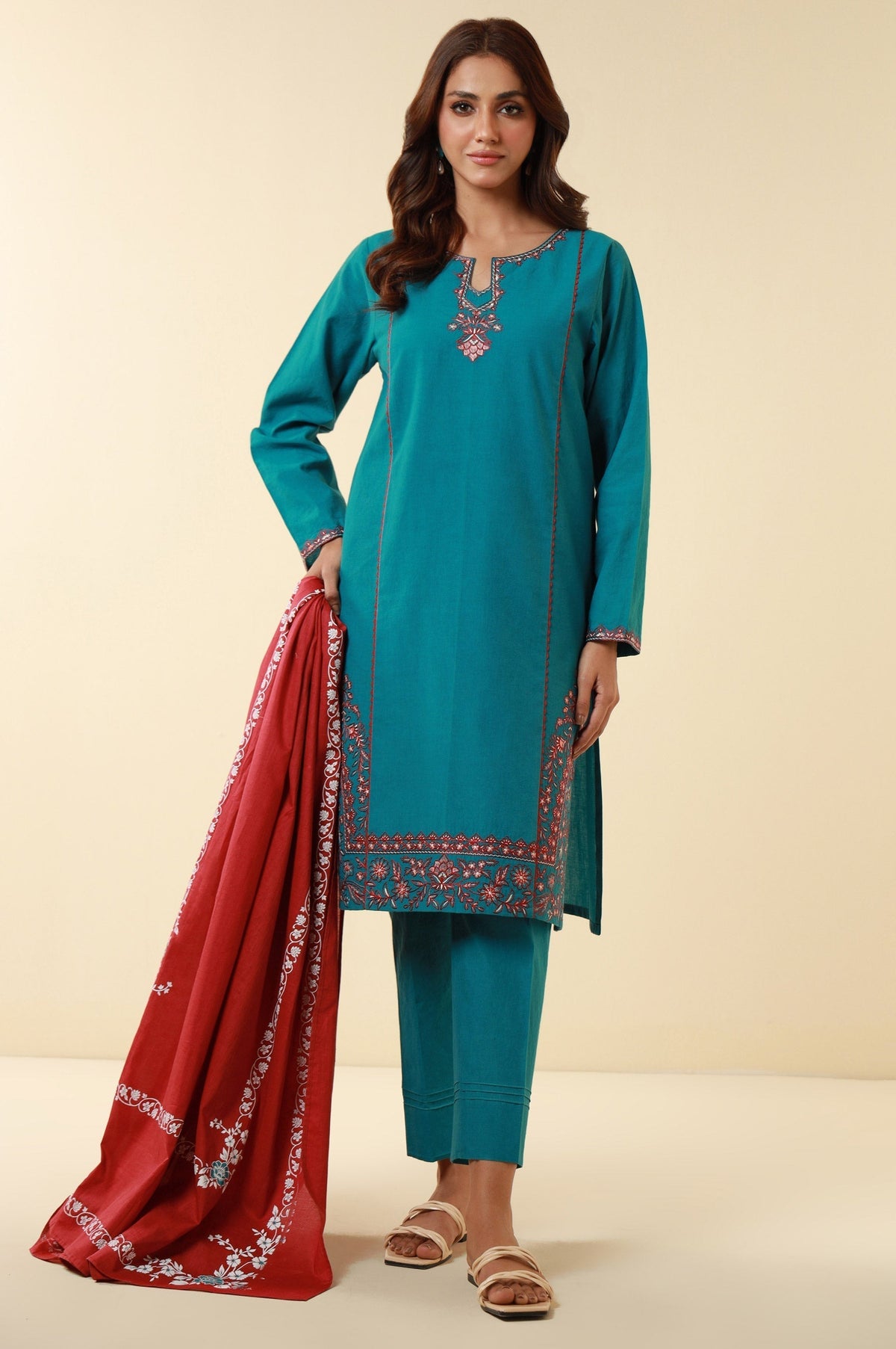 Zeen | Summer Collection 24 | 34207 - by - Libasekhas UK - Registered Vendor of : Zeen - 100% Original Designer Dresss