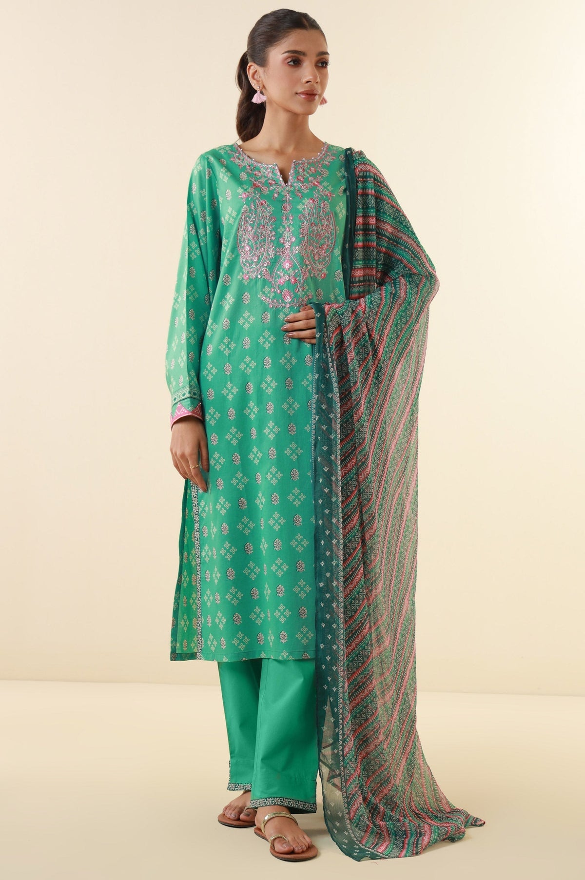 Zeen | Summer Collection 24 | 34210 - by - Libasekhas UK - Registered Vendor of : Zeen - 100% Original Designer Dresss