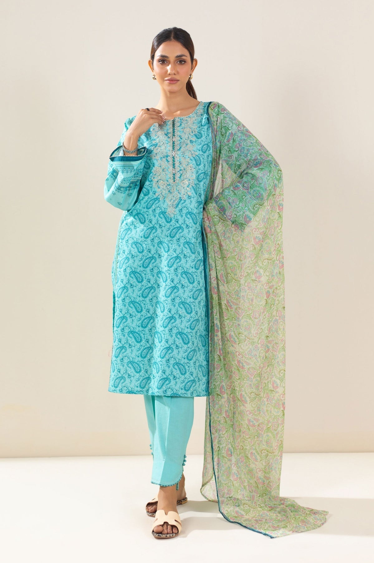 Zeen | Summer Collection 24 | 34212 - by - Libasekhas UK - Registered Vendor of : Zeen - 100% Original Designer Dresss